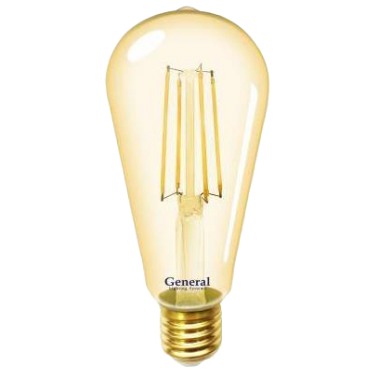 Лампа LED Decor GOLD 8вт Е27